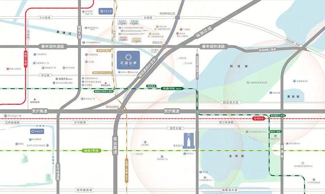 中铁建·花语云萃售楼处电线最新房价）户型面积-小区环境(图19)